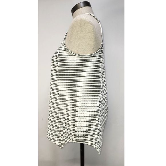Vince Camuto Women's Black & White Striped Tank Top Size XS - Picture 4 of 6